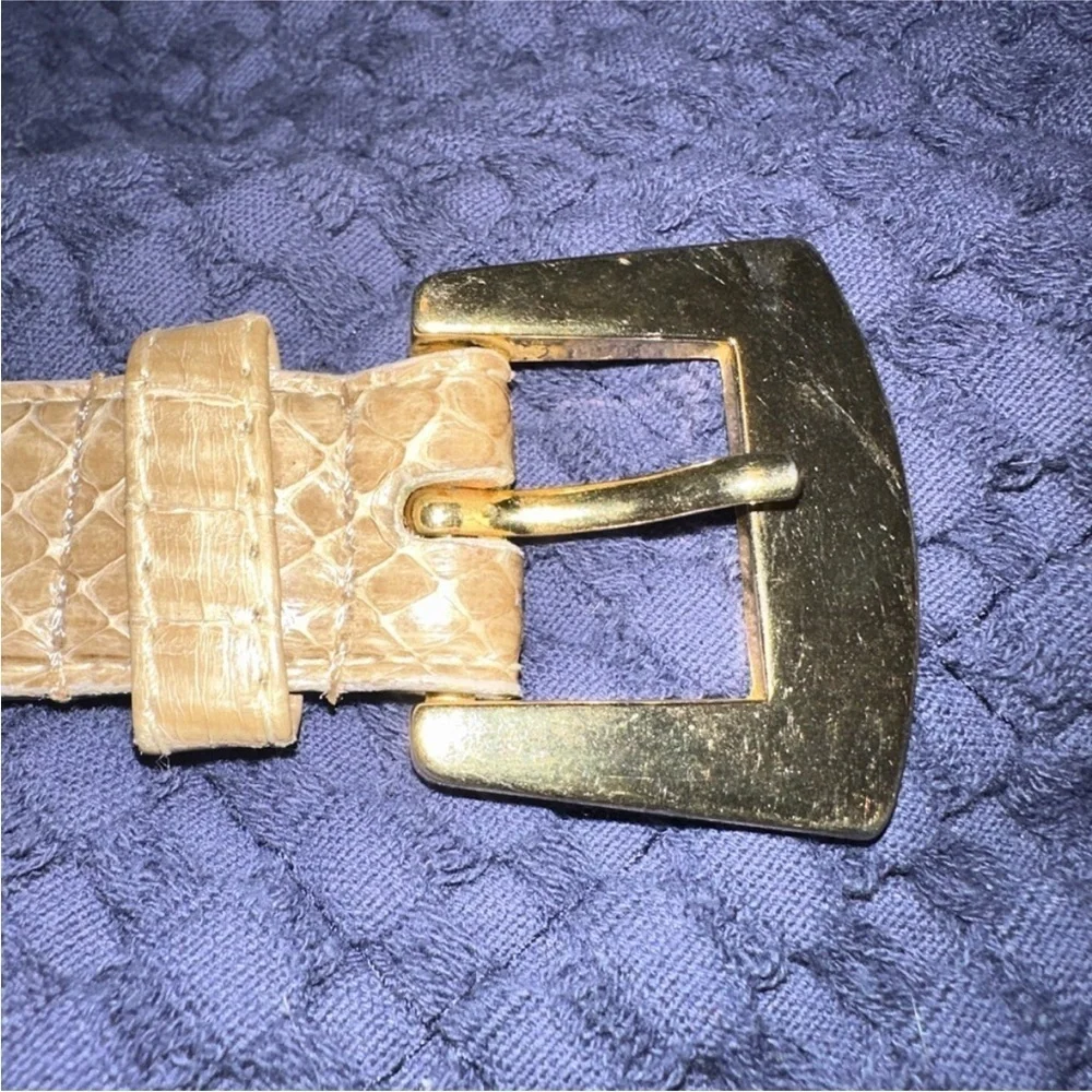 Jana genuine snake skin belt. Size medium vintage